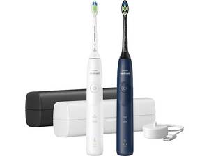  PHILIPS Sonicare HX7119/01 Series 5500 Elektrische Zahnbürste Marineblau/Weiß, Reinigungstechnologie: Schalltechnologie 