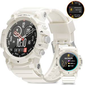 Yuede GPS Smartwatch Herren mit Telefonfunktion, 123+ Sportmodi Wasserdicht Smartwatch (1,39-Zoll-IPS-HD-Bildschirm aus gehärtetem Glas mit Strahlenschutz Zoll) 1.39'' IPS Touchscreen, Lange Akkulaufzeit Outdoor Fitnessuhr, Sportuhr mit 24/7 Gesundheitsmo 