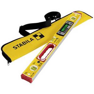 Stabila 19829-ISO Digitale Wasserwaage kalibriert (ISO) mit Rutschstopper, inkl. Tasche 61 cm 0.5 mm/m 