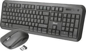 Trust Tastatur- und Mausset Nova Wireless 