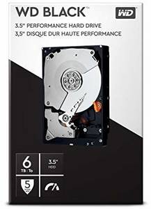 Western Digital Black SATA Retail 6TB (WDBSLA0060HNC) Desktop Festplatte