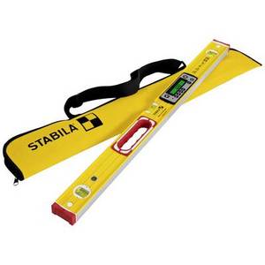 Stabila 19828-ISO Digitale Wasserwaage kalibriert (ISO) mit Rutschstopper, inkl. Tasche 81 cm 0.5 mm/m 