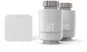 Hama Smarte WLAN-Heizungssteuerung inkl. 2x Heizkörperthermostat & Zentrale weiß 