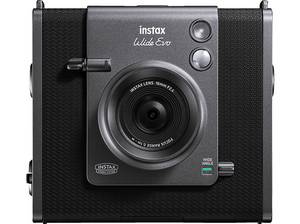  FUJIFILM instax WIDE Evo Sofortbildkamera, Schwarz 