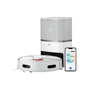 Philips Nass-Trocken-Saugroboter XU3110/02 HomeRun 3000 Series Aqua mit Wischfunktion und App, mit Beutel, Saug- und Wischfunktion, Trocken & Nass, Infrarot 