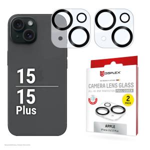 Displex CamGlass All-In-One iPhone 15/15 Plus 