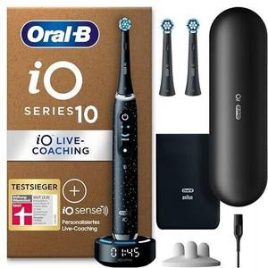 Oral-b iO Series 10 Plus Sensitive Edition Cosmic Black Oszillierende Zahnbürste