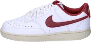 Nike Court Vision Low Next Nature Women white/muslin/metallic gold star/team red Low-Top-Sneaker