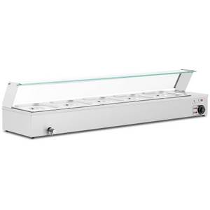 Royal Catering Speisenwärmer » Baño maría - 2,000 W - 5 GN 1/2 - Ablasshahn -...