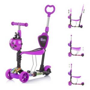 Chipolino Kinderroller 3 in 1 Kiddy Evo Roller lila