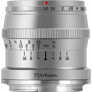 TTArtisan 50mm f1.2 Sony E silber Normalobjektiv