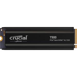 Crucial T500 NVMe SSD 4 TB M.2 2280 PCIe Gen4 x4 mit Kühlkörper 