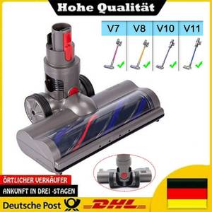 ZREE Saugdüse Turbobürste Staubsauger Düse Turbodüse für Dyson V7 V8 V10 V11 V15, Zubehör für Dyson V7, V8, V10, V11,V15, Hinweis: Nicht für Dyson V6, Dyson V12silm und Slim Modelle!, (Ersatzteil Direktantrieb Reiniger Kopf Turbine Bodendüse, Ideal für di 