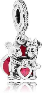 Pandora Disney Minnie & Mickey With Love (797769CZR) Charm-Anhänger