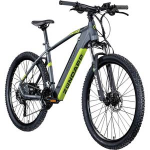 ZÜndapp Zündapp Z808 650B E-Mountainbike E-Bike EMTB Hardtail 27,5 Zoll Pedelec Fahrrad Elektrofahrrad... 48 cm, schwarz/grün Elektro-Mountainbike