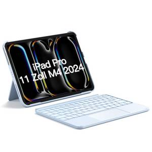 Inateck Ultraleichte Tastatur Nur für iPad Pro 11 2024 M4, mit Touchpad iPad-Tastatur (Abnehmbar, Hoch-/Querformat Ständer) 