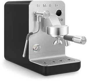 Smeg Espressomaschine Mini Pro schwarz-matt EMC02BLMEU Siebträgermaschine