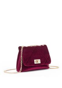 Vivance Handtasche, Mini Bag in Samt-Optik 