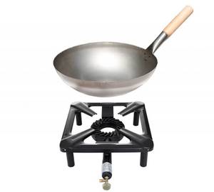 Paella World International Gasgrill Hockerkocher (groß) ohne Zündsicherung, im Set mit wählbaren Zubehör 