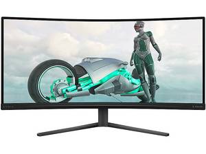  PHILIPS 34M2C3500L 34 Zoll WQHD Gaming Monitor (0,03 ms Reaktionszeit, 180 Hz) 