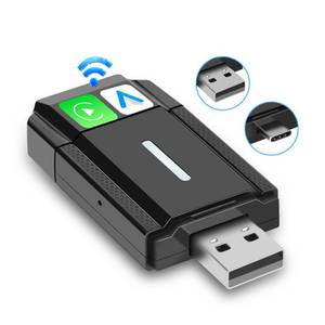 Hikity Kabelloses externes Carplay+ Android Auto-Modul 