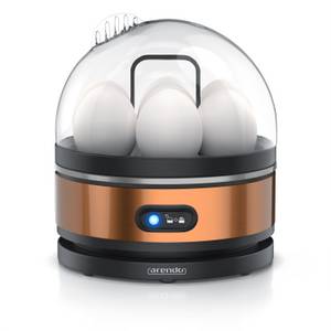Arendo Eierkocher, Anzahl Eier: 7 St., 400 W, Eierkocher Edelstahl mit Warmhaltefunktion für 7 Eier 