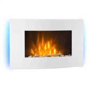 Klarstein Lausanne Electric Fireplace (White) Dekokamin