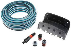 GARDENA Wasserschlauchhalter Set mit 20m Schlauch 