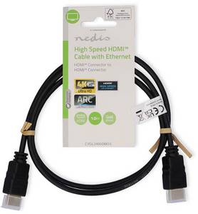 Nedis CVGL34000BK10 High-Speed HDMI-Kabel (1m) schwarz 