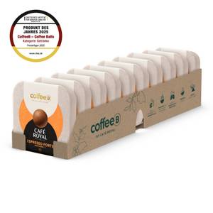 CoffeeB by Café Royal Espresso Forte 9 Coffee Balls 51g, 10er Pack 