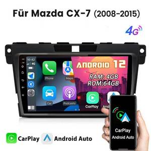 Gabitech 9 Zoll Android 13 Autoradio für Mazda CX-7 BT USB RDS Autoradio 