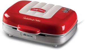 Ariete Sandwiches & Cookies Party Time red Sandwichmaker