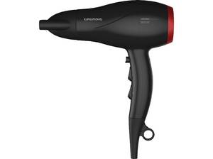  GRUNDIG HD 3700 B Haartrockner Schwarz / Kirschrot (1800 Watt) 