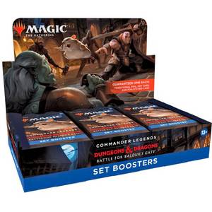 Wizards Of The Coast Magic: the Gathering Commander Legends: Battle for Baldur''s Gate Set-Booster Display englisch, Sammelkarten 