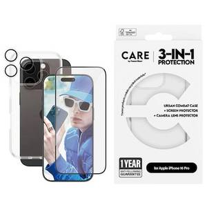 Panzerglass CARE by ® Flagship 3-in-1 Set iPhone 16 Pro 