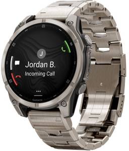 Garmin fenix® 8 47mm AMOLED Titan mit Schlitzen Titanium iOS Smartwatch