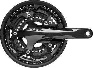 Shimano Sora FC-R3030 Crankset 3x9-fach 50-39-30T mit Kettenschutzring black 170mm 3-fach Kurbel