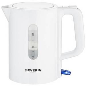 Severin WK 3462 Wasserkocher schnurlos, Überhitzungsschutz, BPA-frei Weiß 