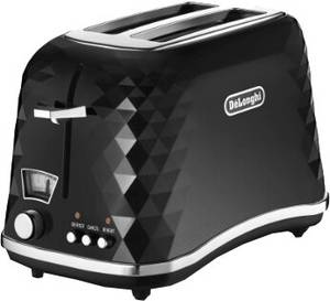 Delonghi De'Longhi Brillante CTJ 2103.BK 2-Scheiben-Toaster