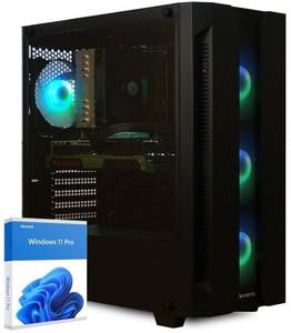 dercomputerladen Gamer PC Ryzen 7 5800X / RX7600 / 32GB RAM / 1TB SSD