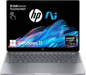 Hp OmniBook Ultra 14-fd0099ng Convertible Notebook (35,6 cm/14 Zoll, AMD Ryzen™ AI 9 HX 375, Radeon 890M, 2000 GB SSD) 