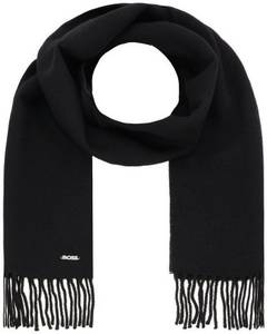 Hugo Boss In Italien gefertigter Schal aus Woll-Twill - Style Zesy_35*180 50517216 Schwarz ONESI Strickschal