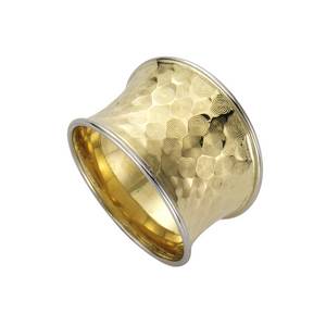 Fascination By Ellen K. Ring 333/- Gold bicolor diamantiert 