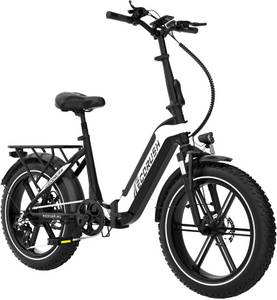 ECORUSH E-Bike Klapprad 20*3,0 Zoll Elektrofahrrad 
