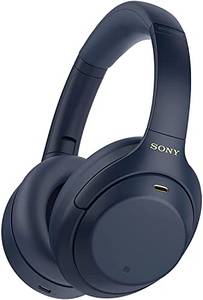  Sony WH-1000XM4 kabellose Bluetooth Noise Cancelling Kopfhörer (30h Akku, Touch Sensor, Schnellladefunktion, optimiert für Amazon Alexa, Headset mit Mikrofon) Midnight Blue, Norme 