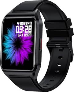 findtime Smartwatch (1,69 Zoll, Android iOS), Fitnessuhr Bluetooth Telefon Anrufs Sportuhr Pulsuhr Wasserdicht Uhr 