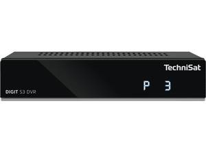  TECHNISAT DIGIT S3 DVR HDTV Sat-Receiver mit Aufnahmefunktion (HDTV, PVR-Funktion, DVB-S, DVB-S2, Schwarz) 