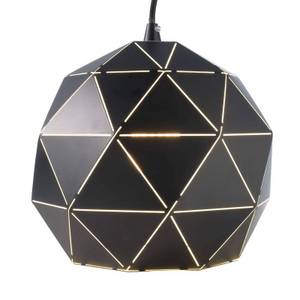 Deko-light Pendelleuchte Asterope, Ø 25cm rund, schwarz