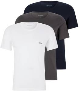 Hugo Boss TShirt RN 3P Classic (50475284-961) gemustert Unterhemd