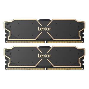 Lexar THOR OC 32GB Kit (2x16GB) DDR5-6000 Schwarz UDIMM Desktop-Arbeitsspeicher mit Overclocking 